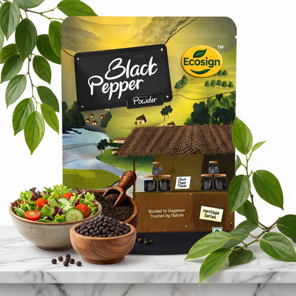 ECOSIGN Black Pepper Powder — Heritage Series Wayanaad