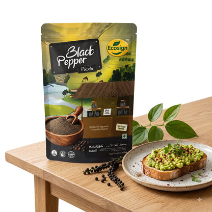 ECOSIGN Black Pepper Powder — Heritage Series Wayanaad