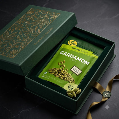 ECOSIGN Whole Green Cardamom (Elaichi) | Premium Natural Spice WAYANAD