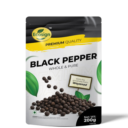 ECOSIGN Whole Black Pepper - Whole & Pure