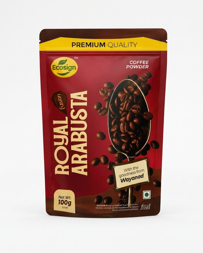 ECOSIGN Royal Arabusta Fusion Coffee – Wayanad