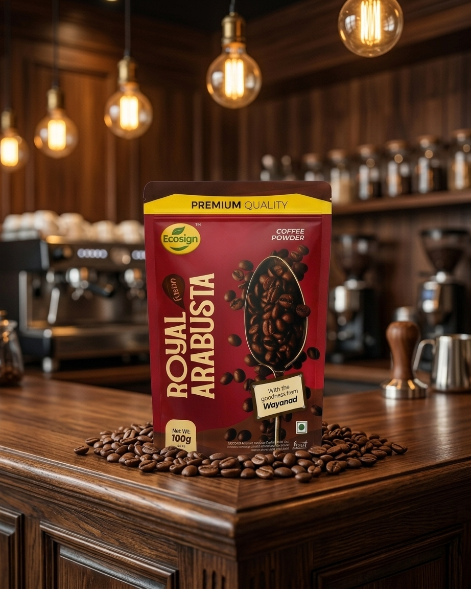ECOSIGN Royal Arabusta Fusion Coffee – Wayanad