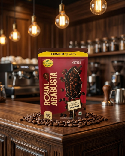 ECOSIGN Royal Arabusta Fusion Coffee – Wayanad