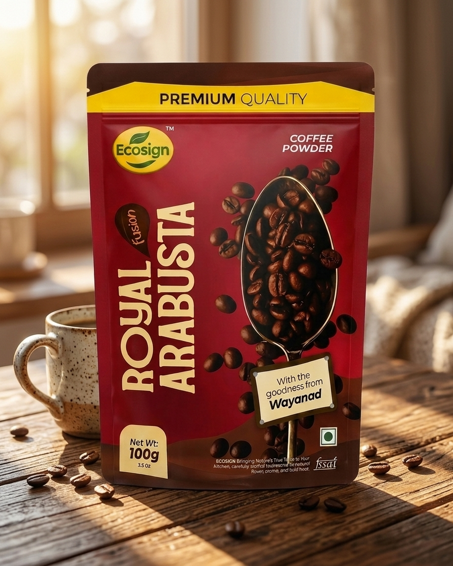 ECOSIGN Royal Arabusta Fusion Coffee – Wayanad