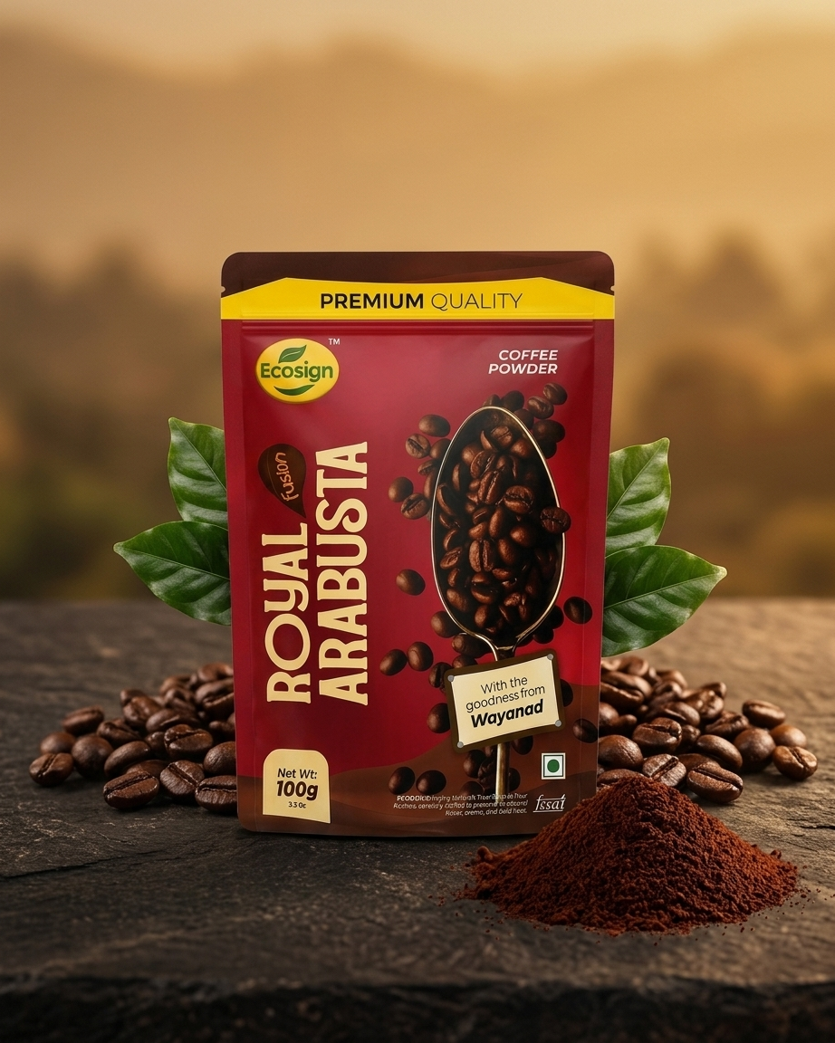 ECOSIGN Royal Arabusta Fusion Coffee – Wayanad