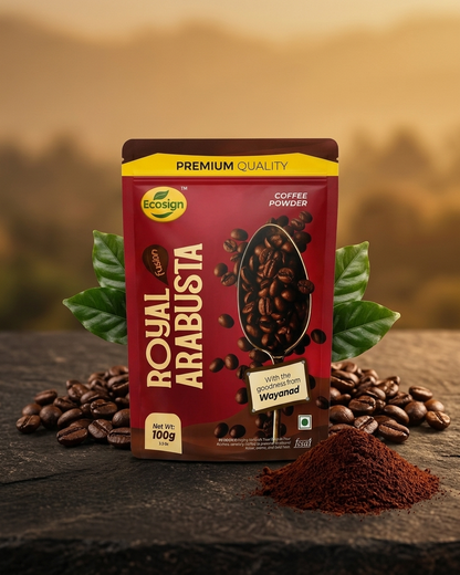 ECOSIGN Royal Arabusta Fusion Coffee – Wayanad