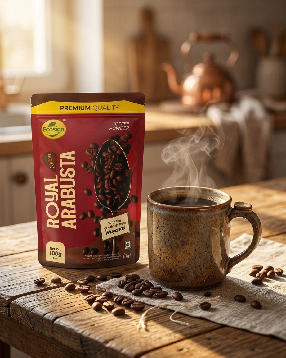 ECOSIGN Royal Arabusta Fusion Coffee – Wayanad