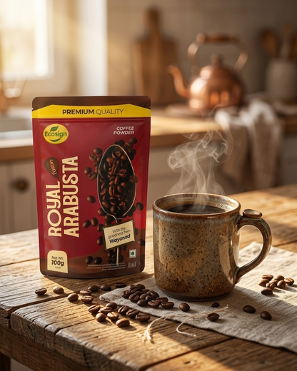 ECOSIGN Royal Arabusta Fusion Coffee – Wayanad