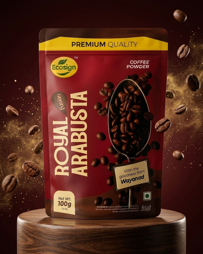 ECOSIGN Royal Arabusta Fusion Coffee – Wayanad