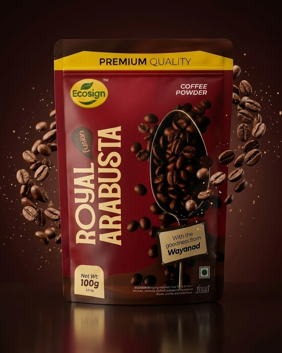 ECOSIGN Royal Arabusta Fusion Coffee – Wayanad