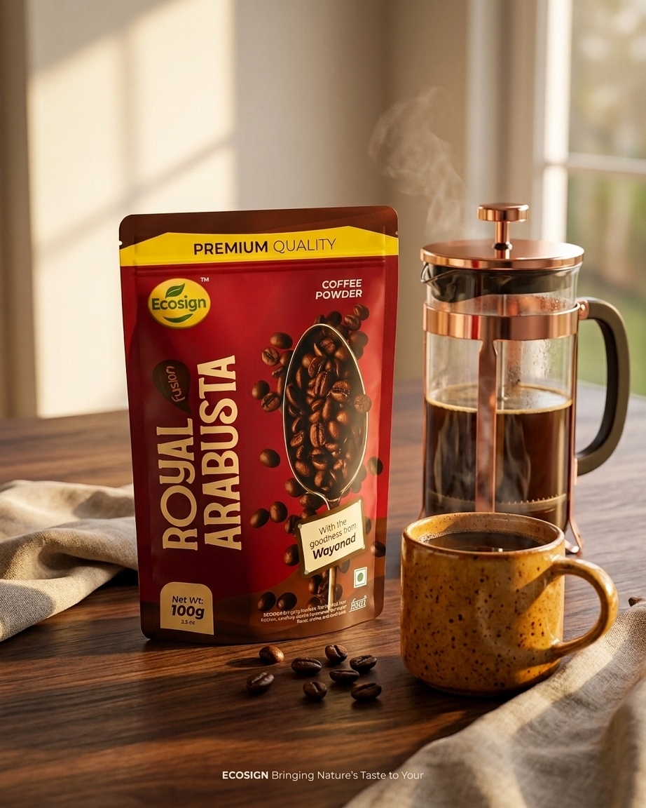 ECOSIGN Royal Arabusta Fusion Coffee – Wayanad