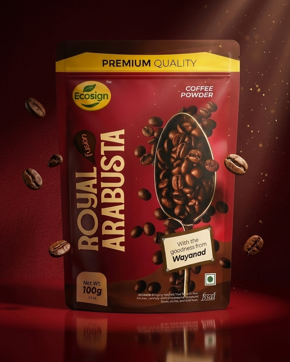 ECOSIGN Royal Arabusta Fusion Coffee – Wayanad