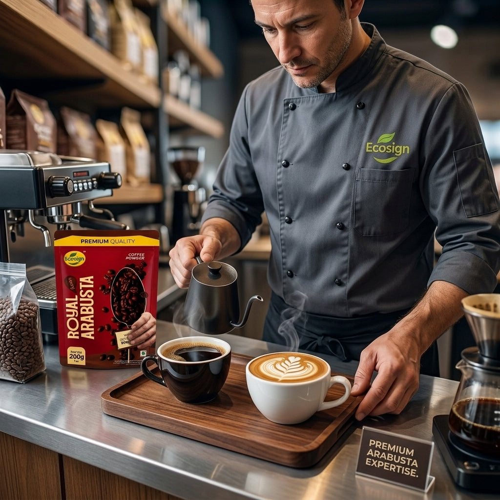 ECOSIGN Royal Arabusta Fusion Coffee – Wayanad